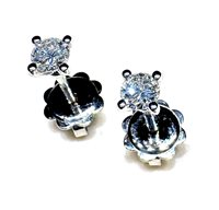 Orecchini Sommer Gioielli Donna P.LUCE in Oro bianco Diamante P.L. DIA CT 0.20 G/VVS1